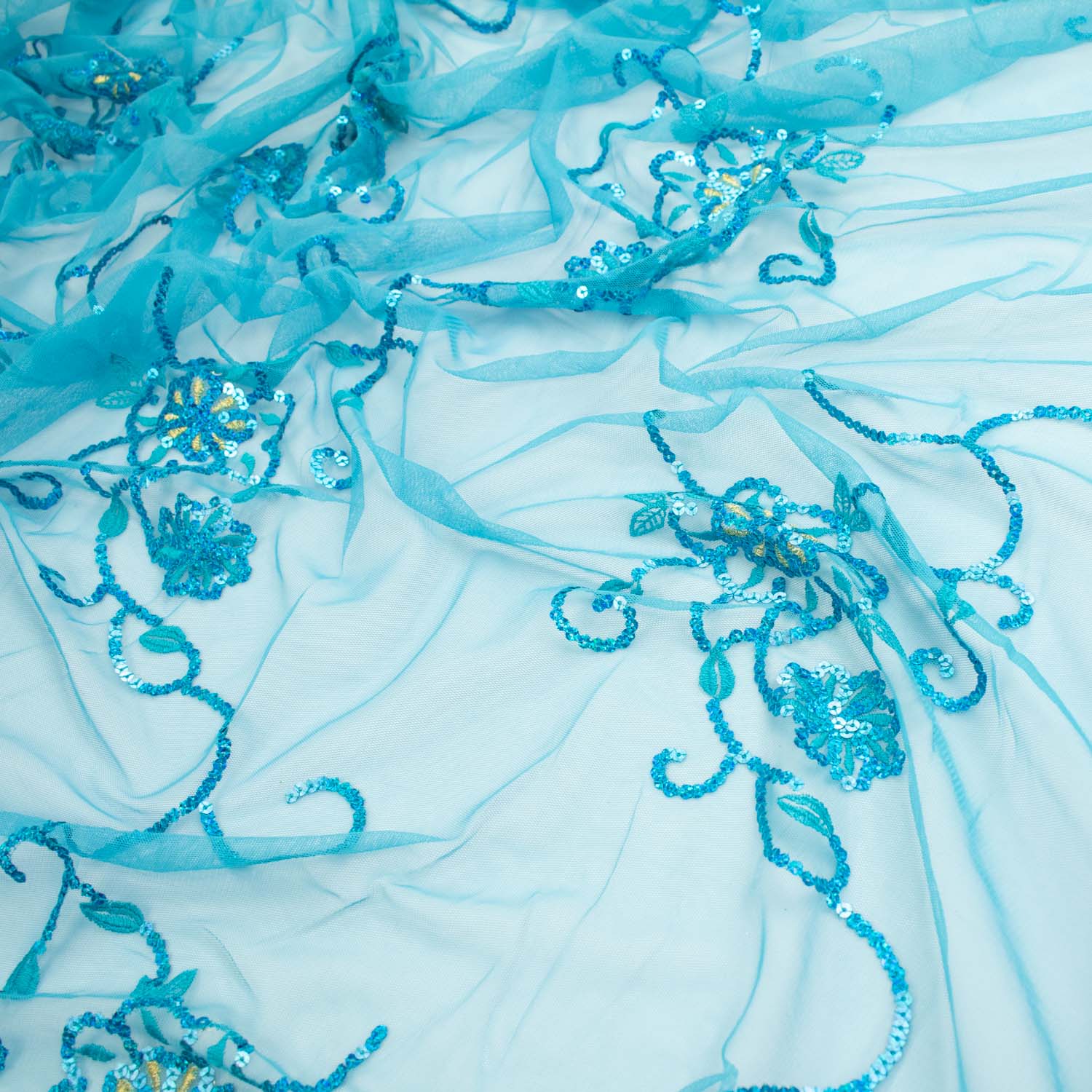 Light Sequin Tulle Lace - Image 49