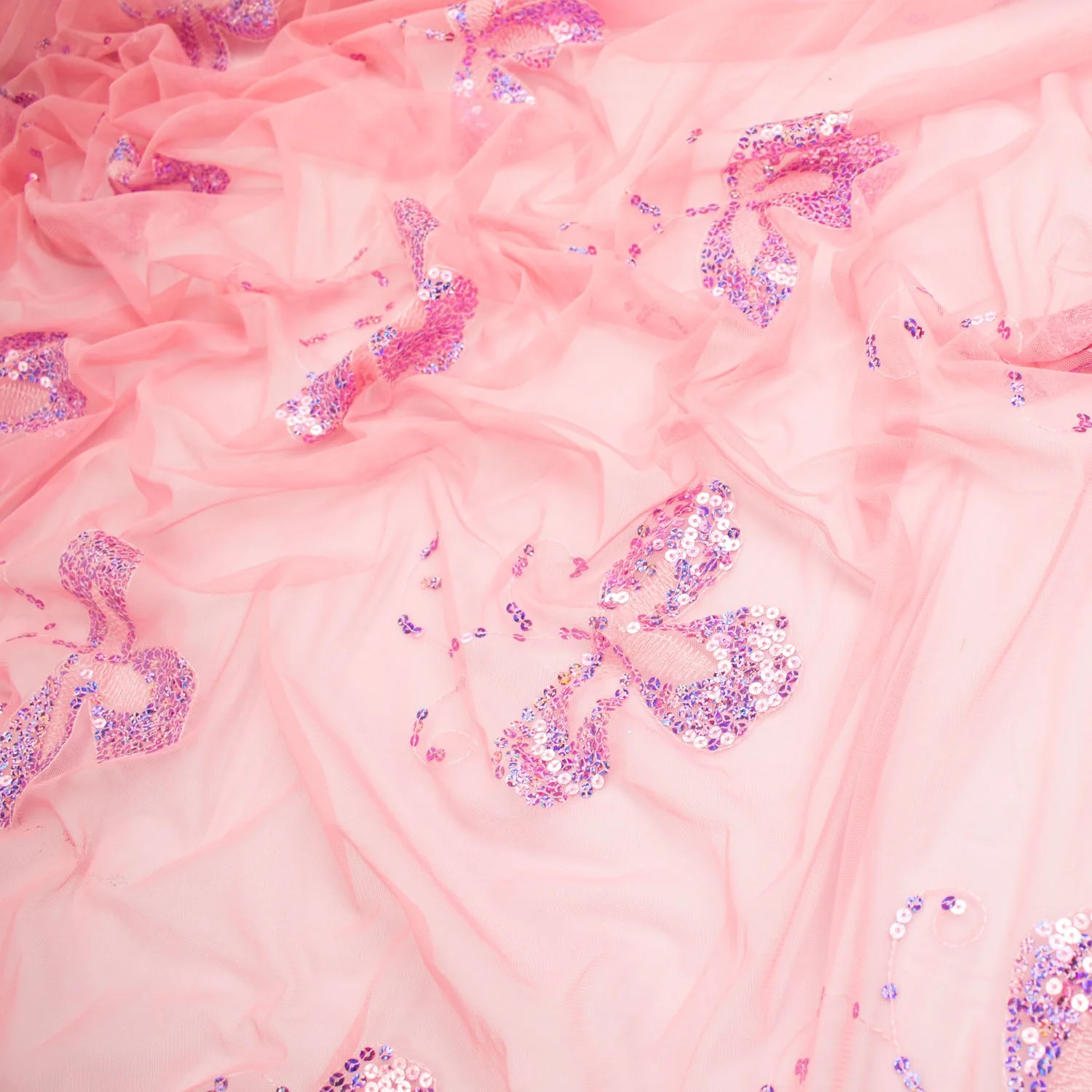 Light Sequin Tulle Lace Design-13 - Image 6