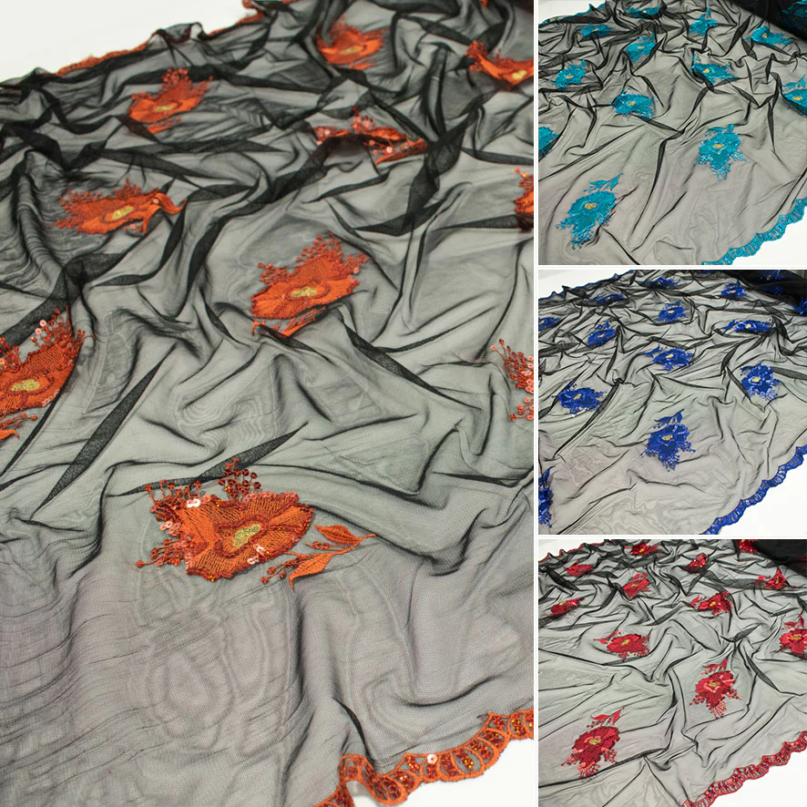 Light Sequin Tulle Lace Design-23