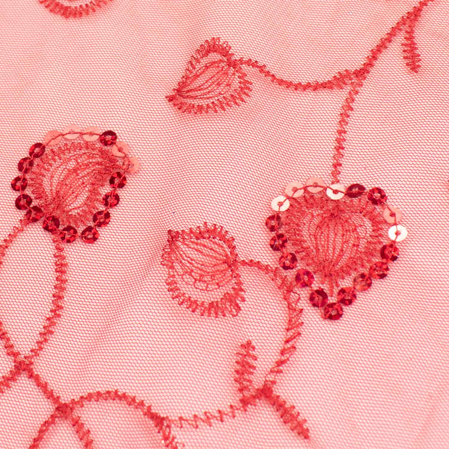 Light Sequin Tulle Lace Design-3 - Image 3