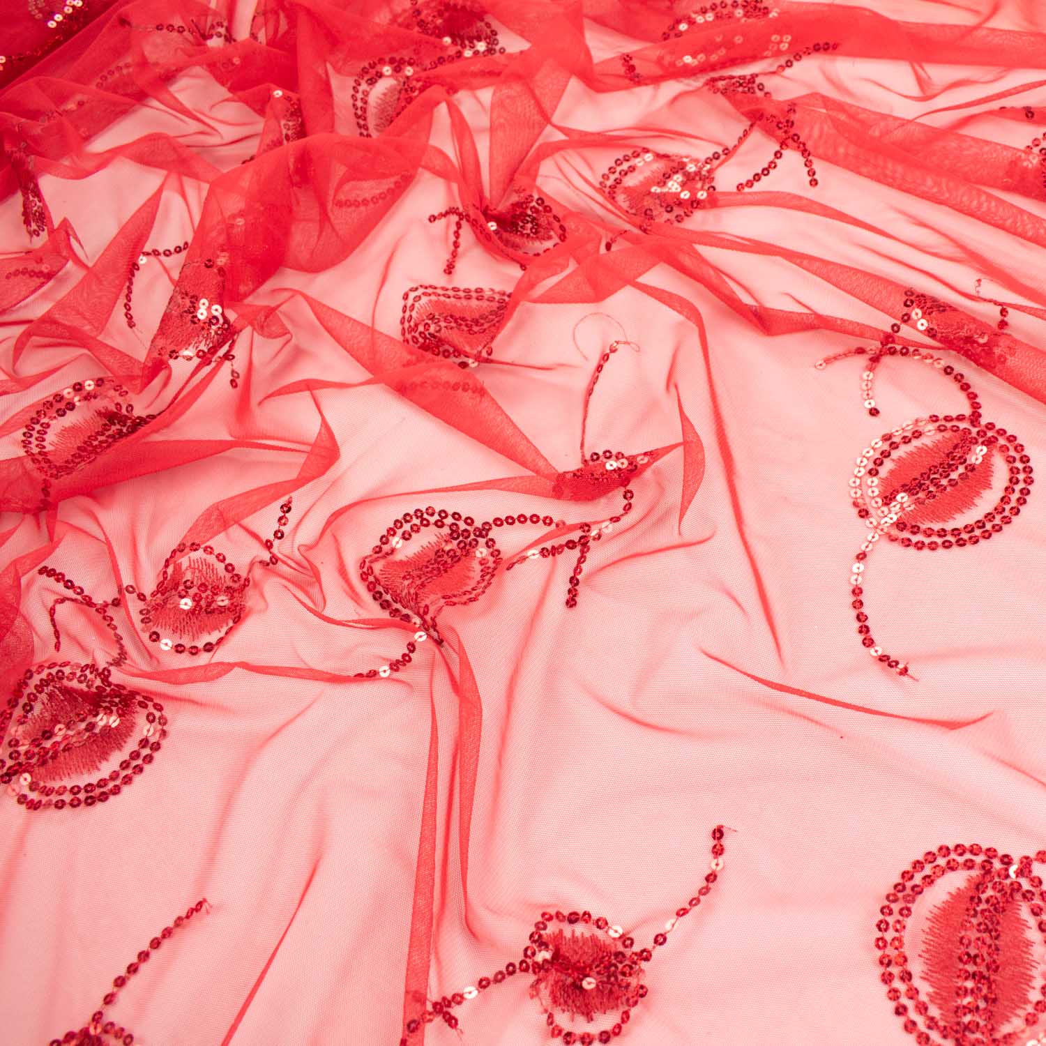 Light Sequin Tulle Lace Design-4 - Image 8