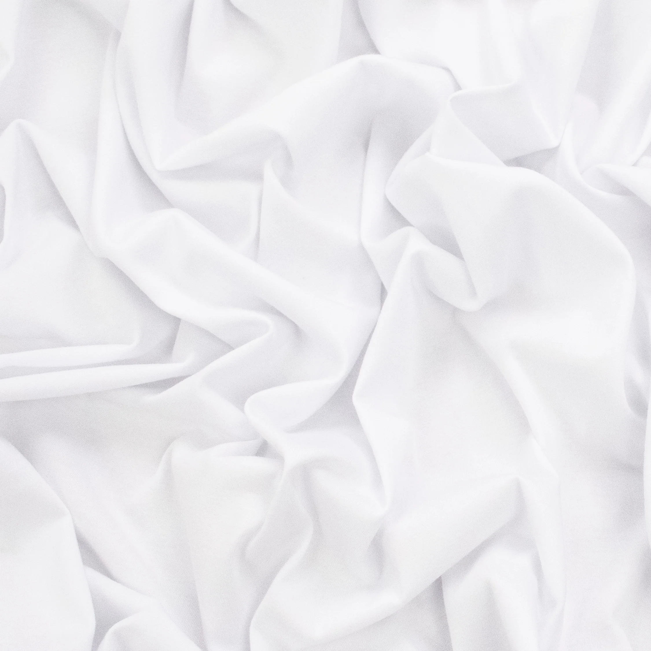 Lightweight Combed Cotton Jersey Interlock- White - Image 7