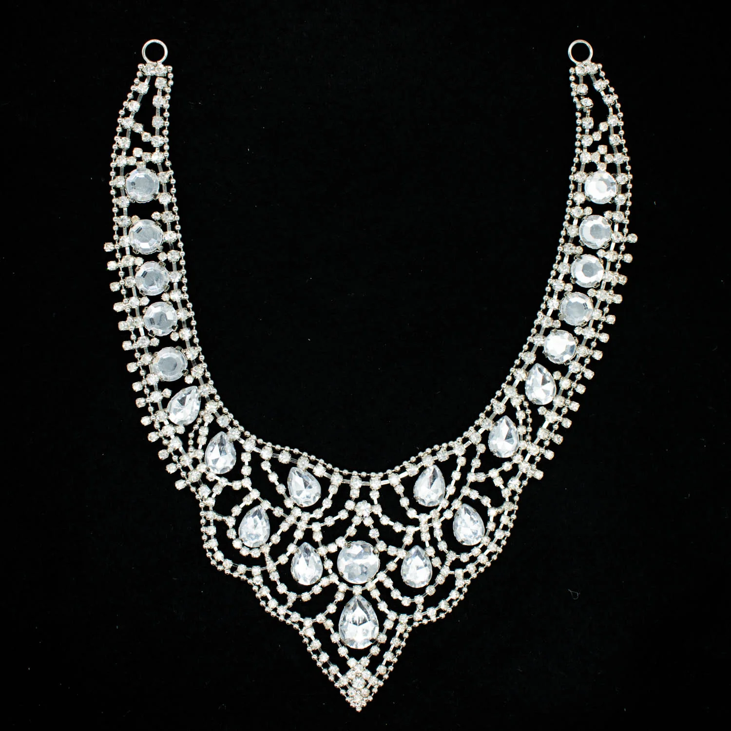 Luxury Rhinestone Decor Necklace Bridal Headpiece Jewellery - Image 2