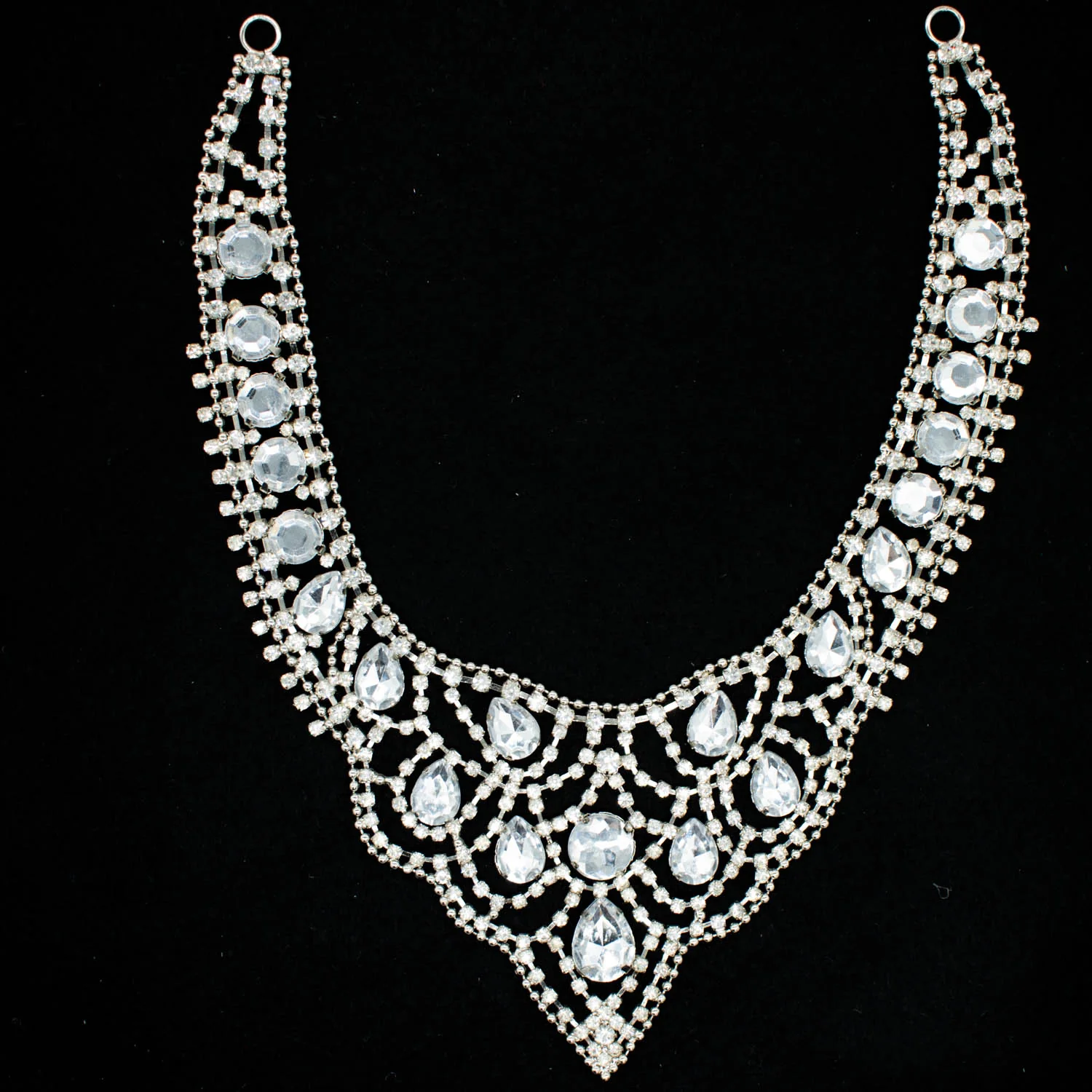 Luxury Rhinestone Decor Necklace Bridal Headpiece Jewellery - Image 3