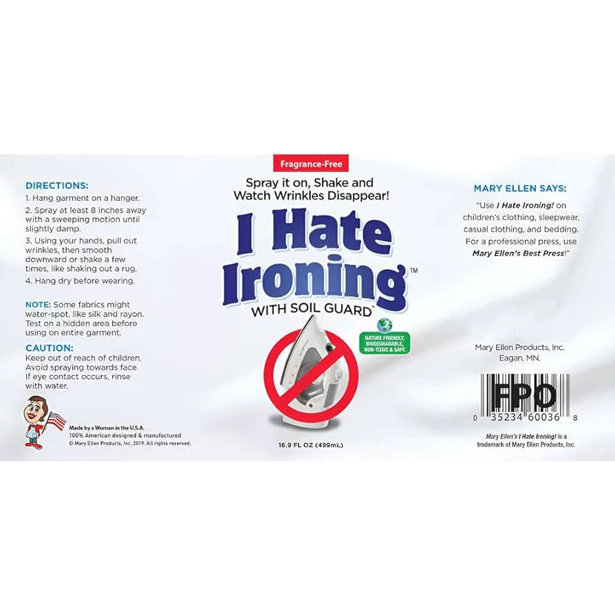 Mary Ellen's I Hate Ironing! 16.9fl oz (499ml) - Image 2