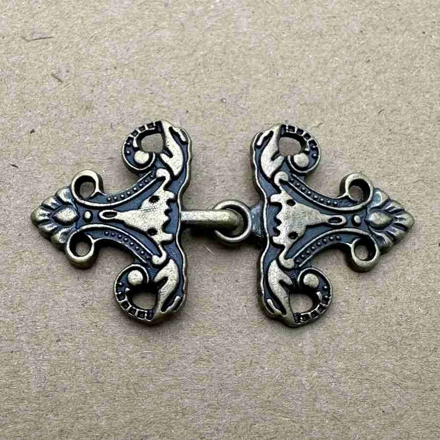Medieval Vintage Metal Hook & Eye Clasp Fasteners - Image 28