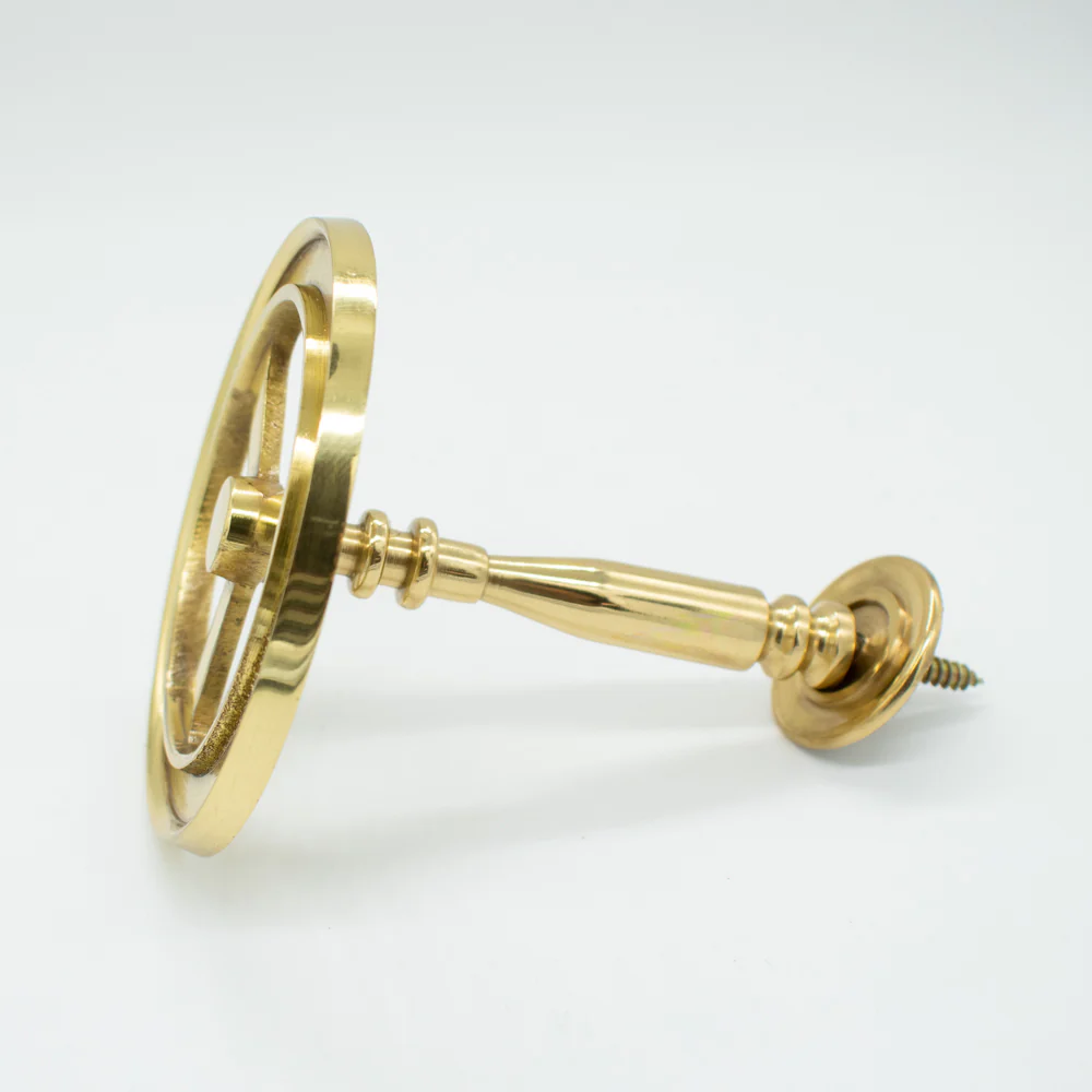 Metal Ship Wheel Curtain Hold Back - Image 4