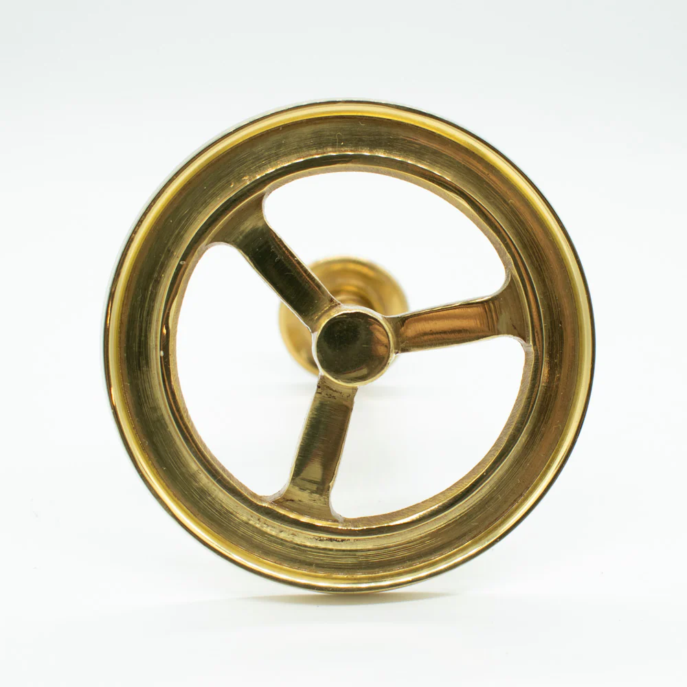 Metal Ship Wheel Curtain Hold Back - Image 5