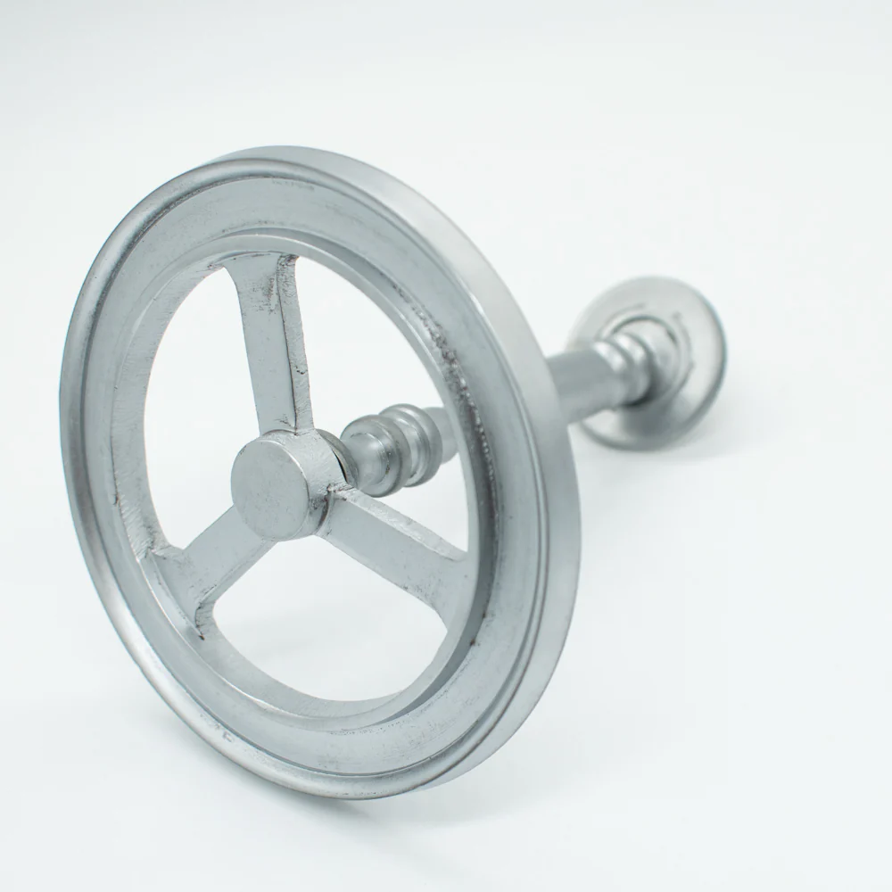 Metal Ship Wheel Curtain Hold Back - Image 7