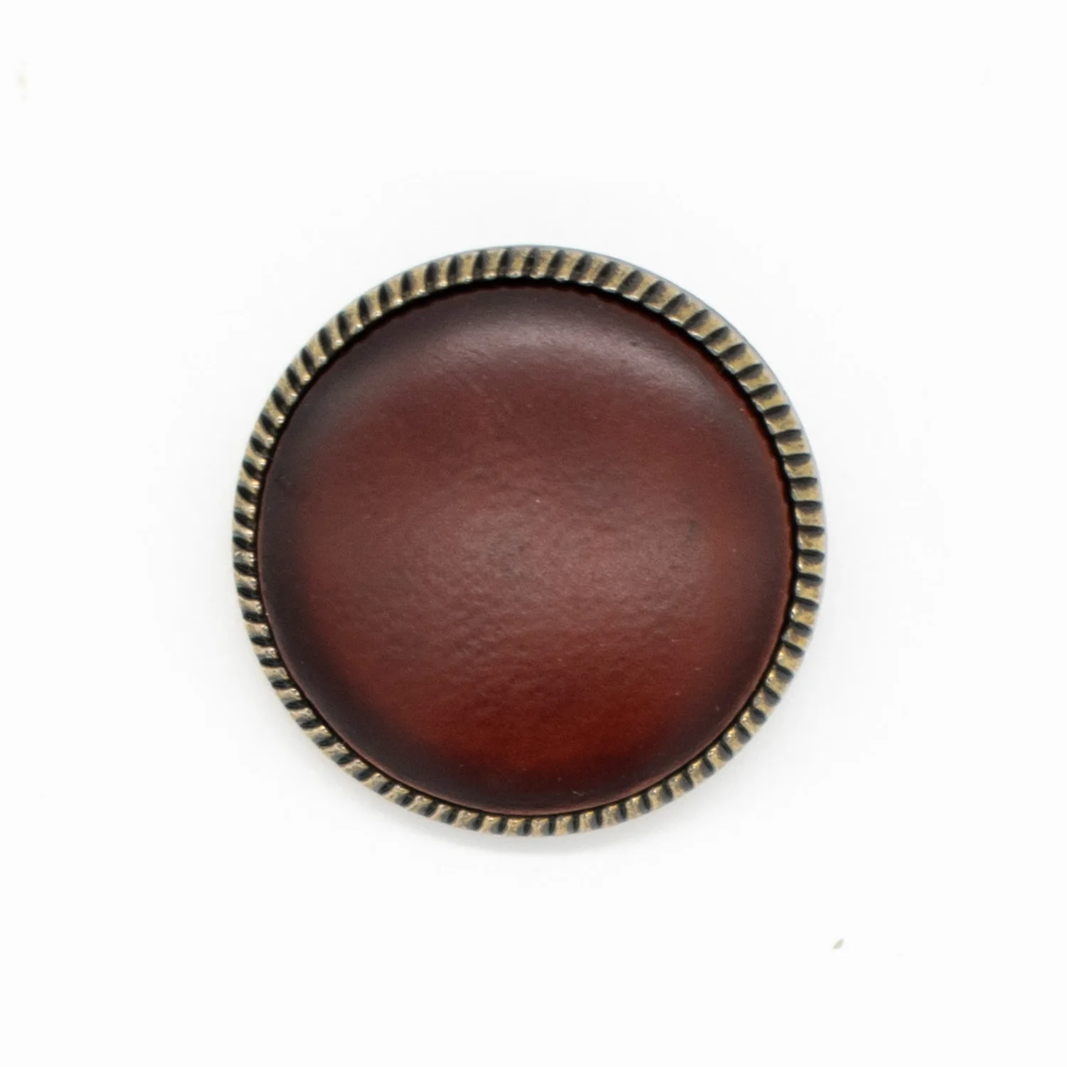 Metal/Imitation Leather Shank Button - Image 6