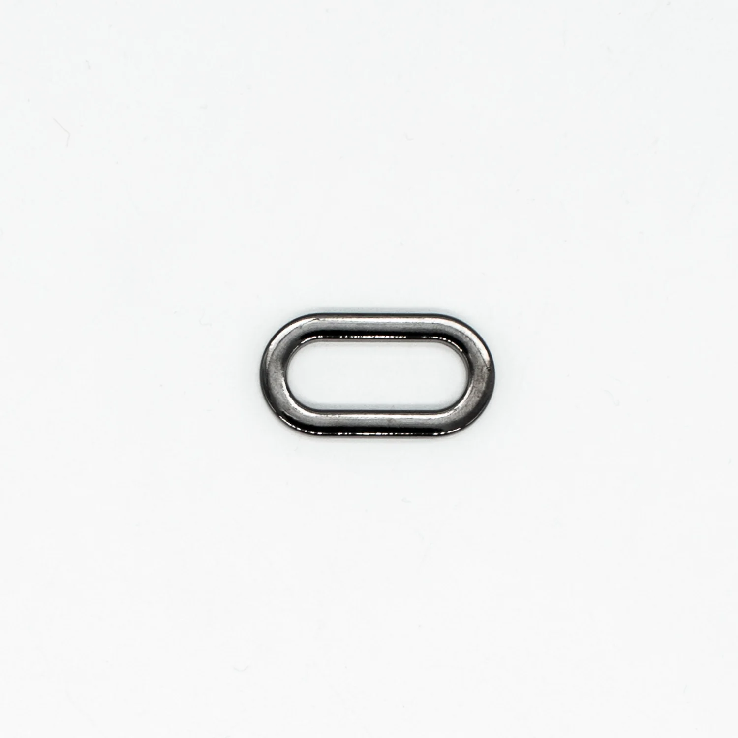 Metal Oval Ring Buckles Gun metal - Black - Image 4