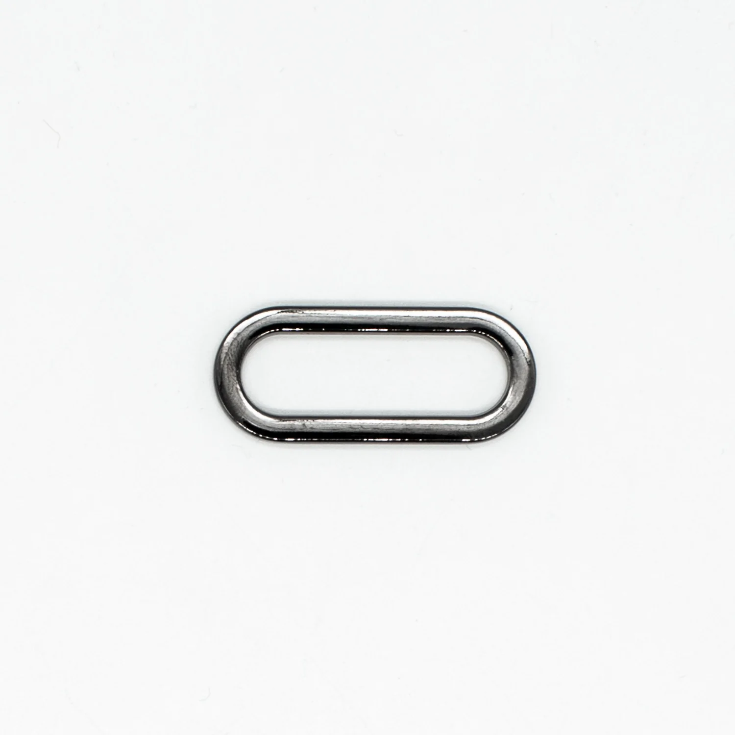 Metal Oval Ring Buckles Gun metal - Black - Image 6