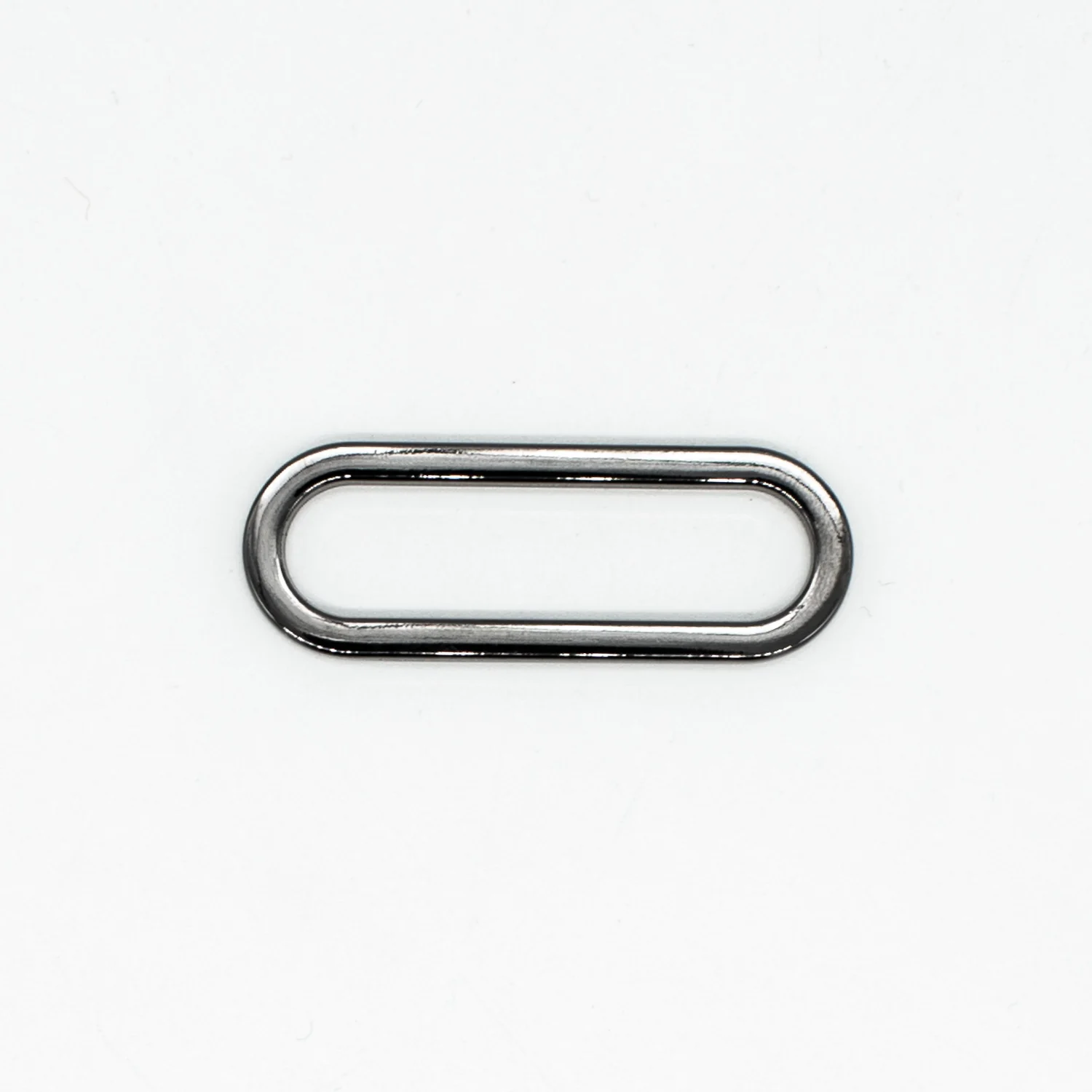 Metal Oval Ring Buckles Gun metal - Black - Image 7