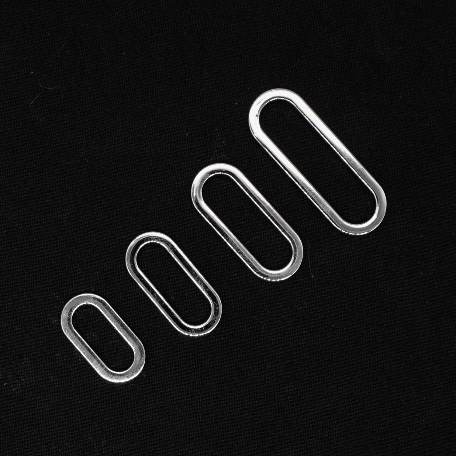 Metal Oval Ring Buckles Silver - Image 3