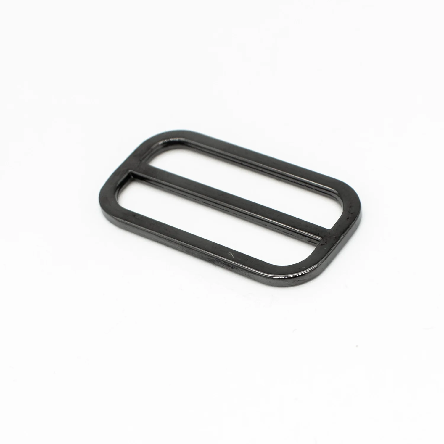 Metal Strap Bag Slider Ring Buckles Gun metal - Black - Image 3