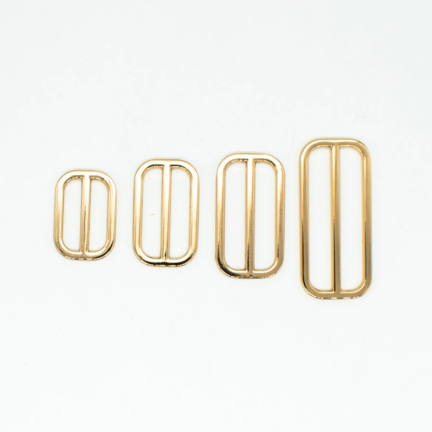 Metal Strap Bag Slider Ring Buckles Gold - Image 4