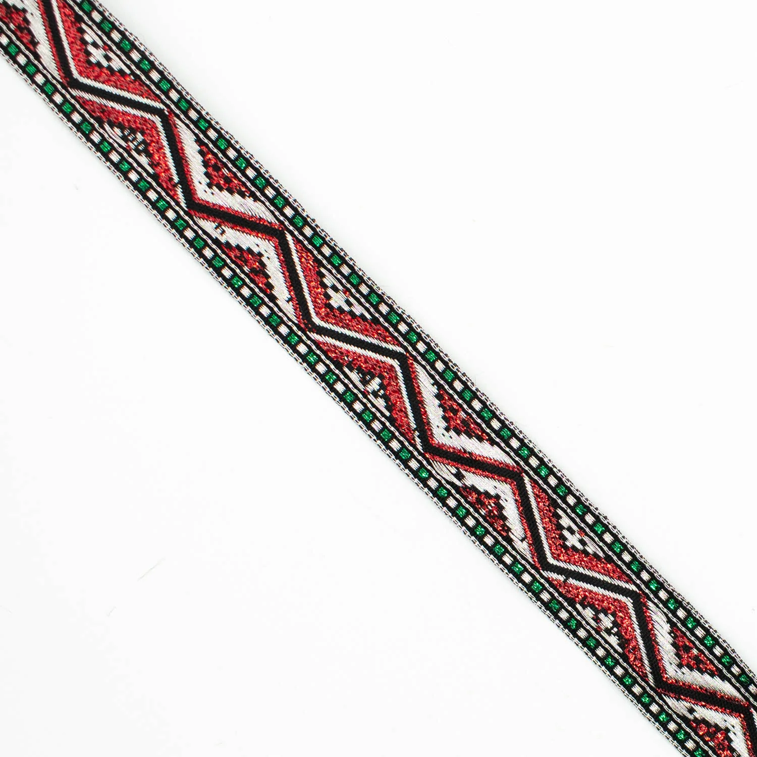 Metallic Fancy Embroidered Jacquard Ribbon-20mm - Image 9