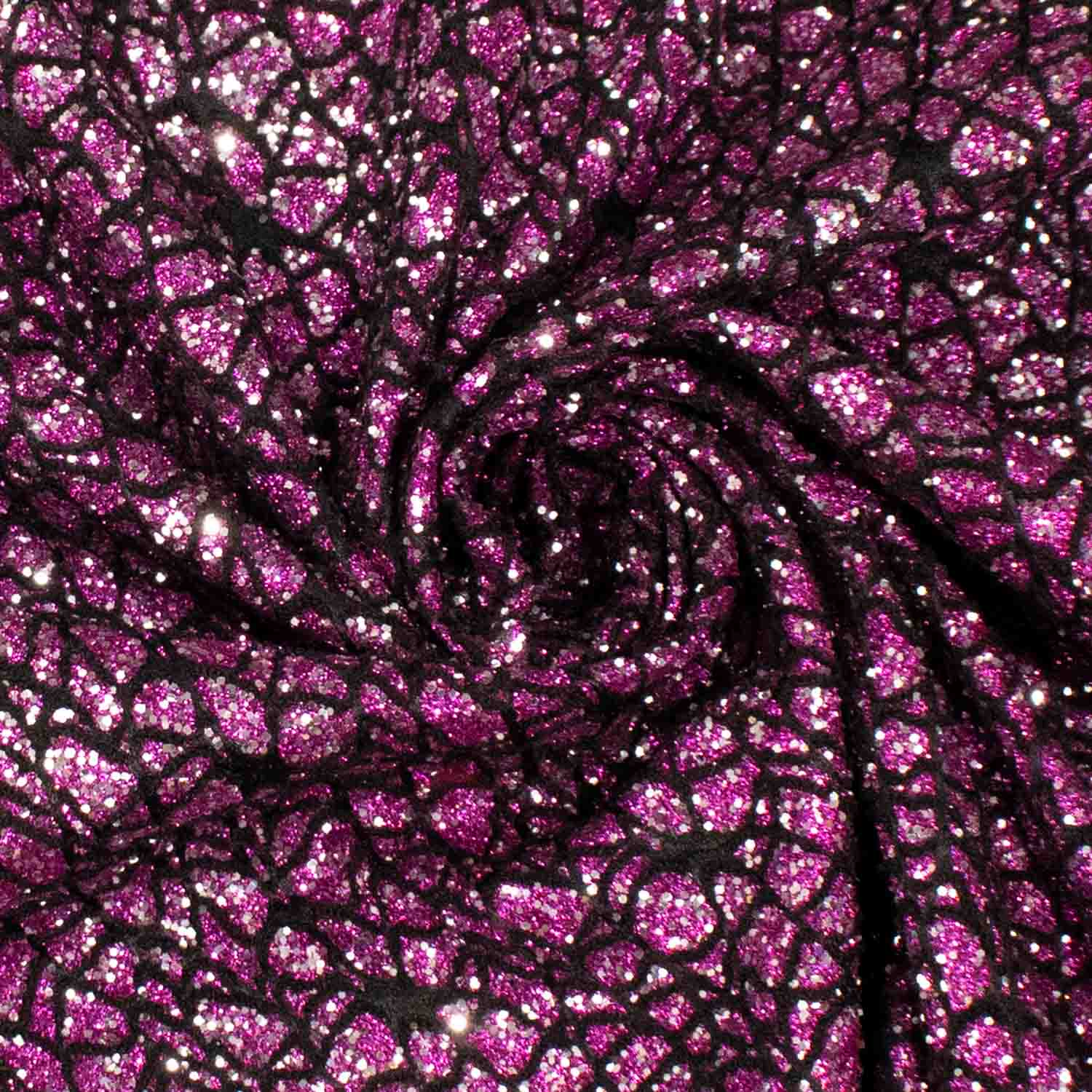 Metallic Glitter Bonded Lace - Image 14