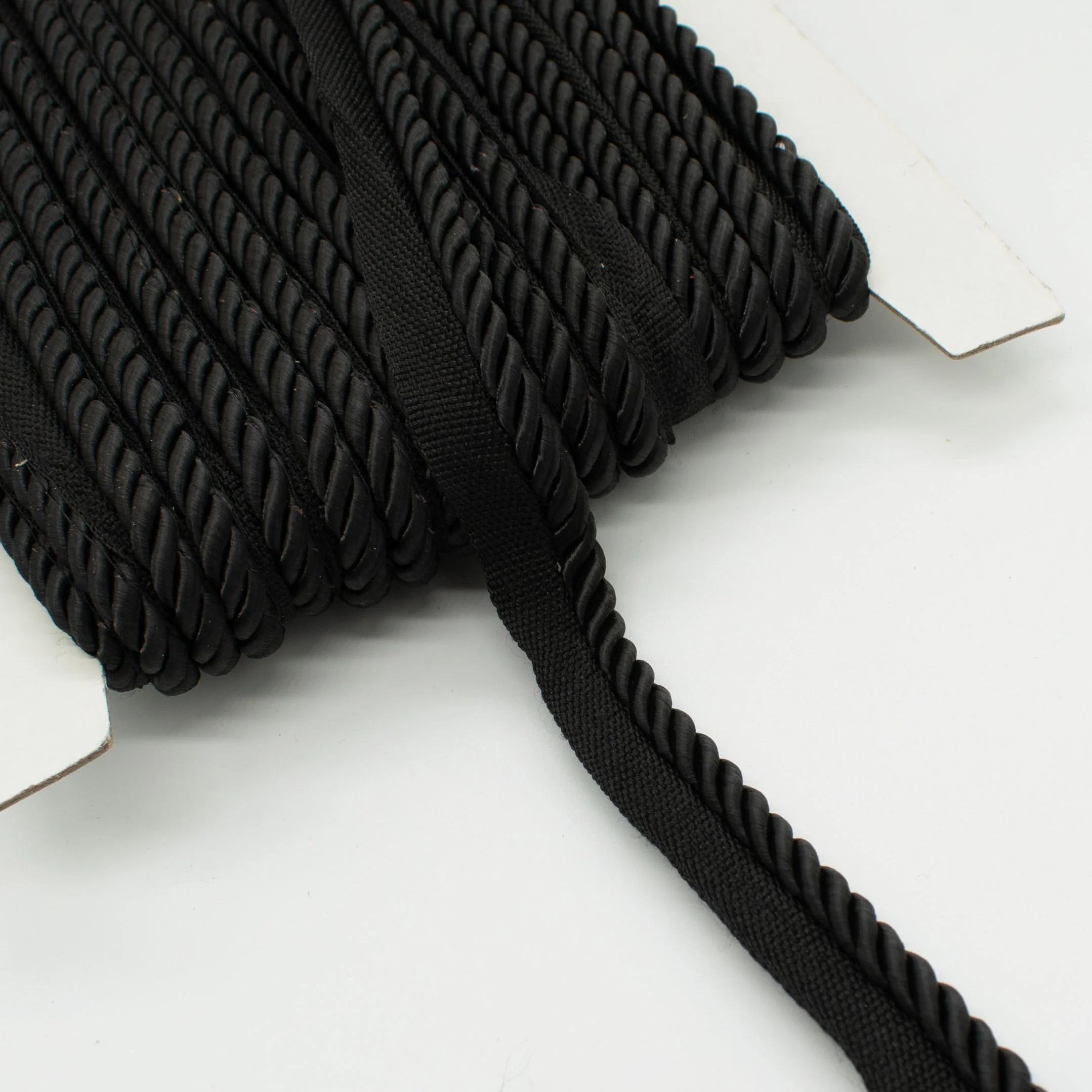 Black Lip Cord Trim - Image 3