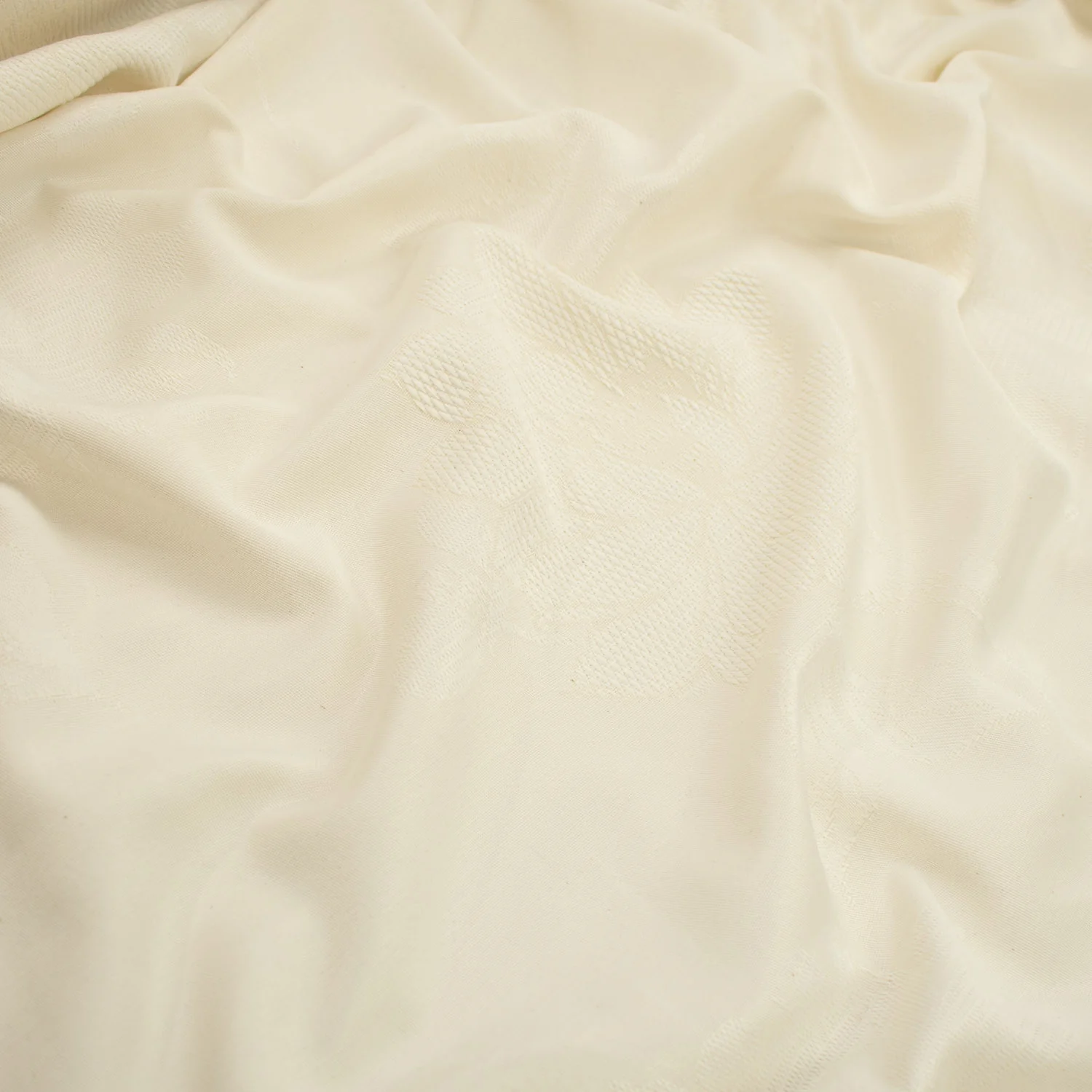 Natural White Jacquard Curtaining/Upholstery Fabric 150CM - Image 17