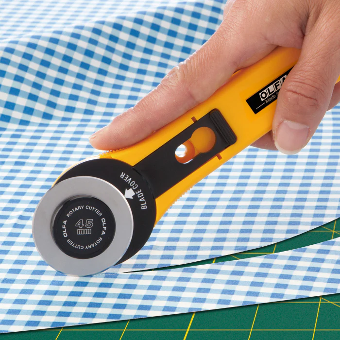 OLFA 45mm Rotary Cutter Stainless Steel Blade - Image 4