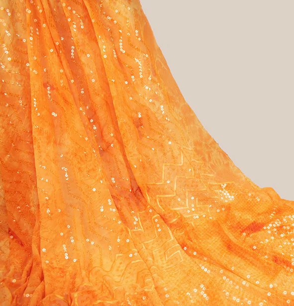 Ombre Embroidered Sequin Chiffon - Image 3