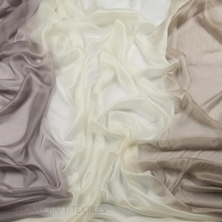 Ombre Shaded Silk Chiffon - Image 12