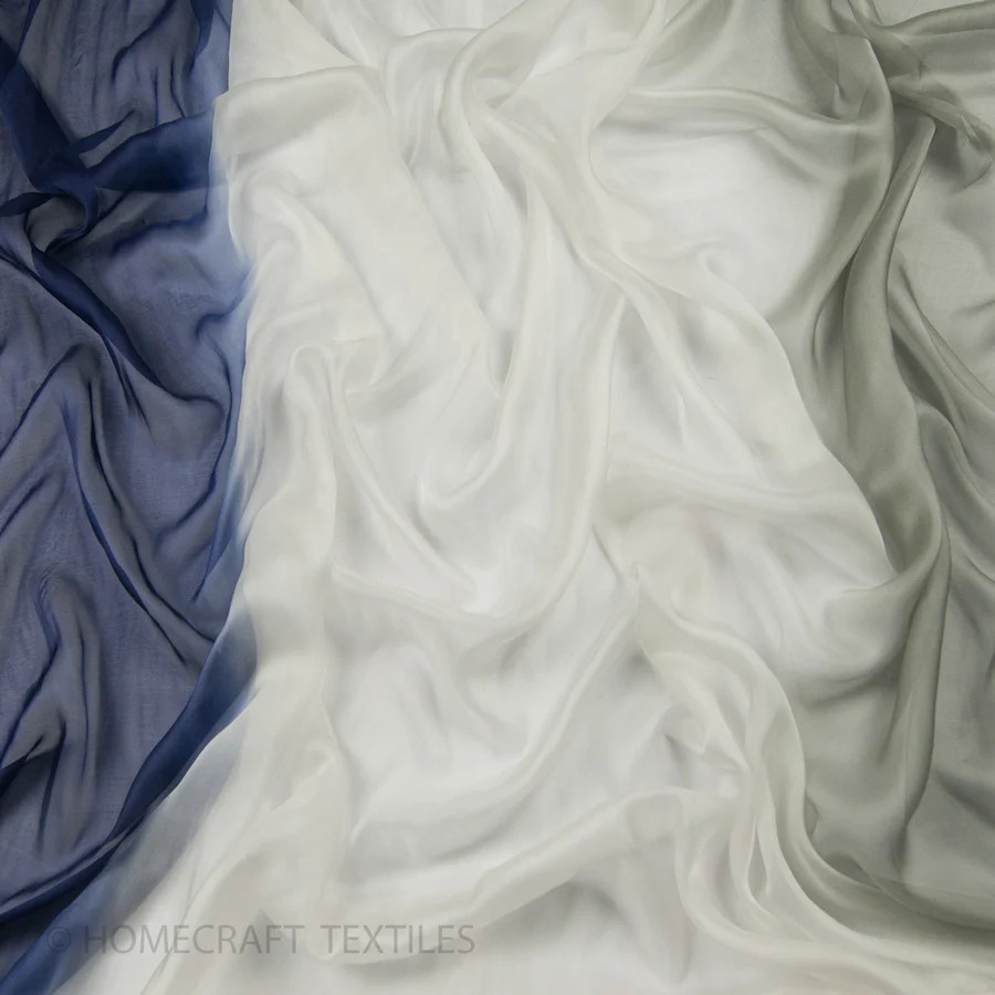 Ombre Shaded Silk Chiffon - Image 17