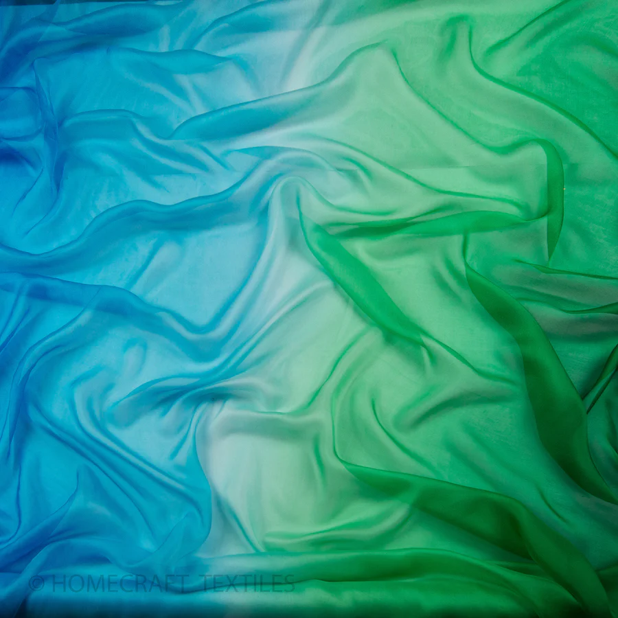 Ombre Shaded Silk Chiffon - Image 19