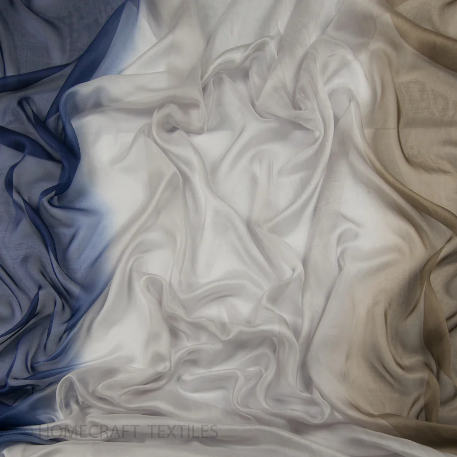 Ombre Shaded Silk Chiffon - Image 20