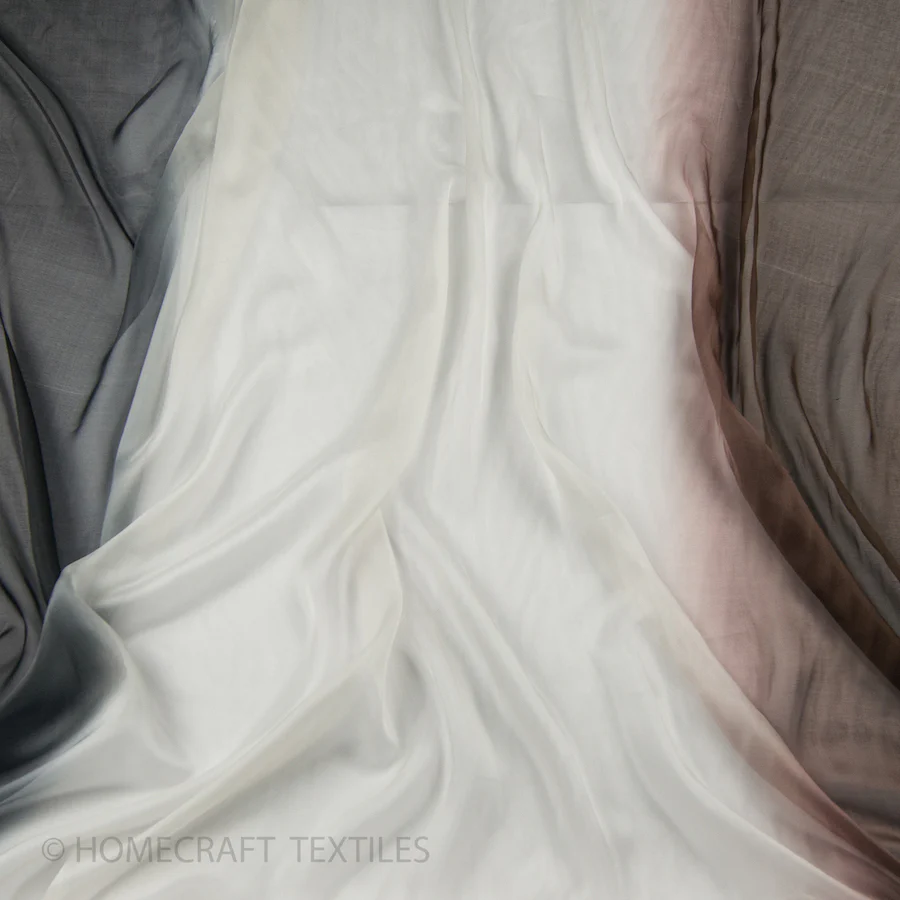 Ombre Shaded Silk Chiffon - Image 3
