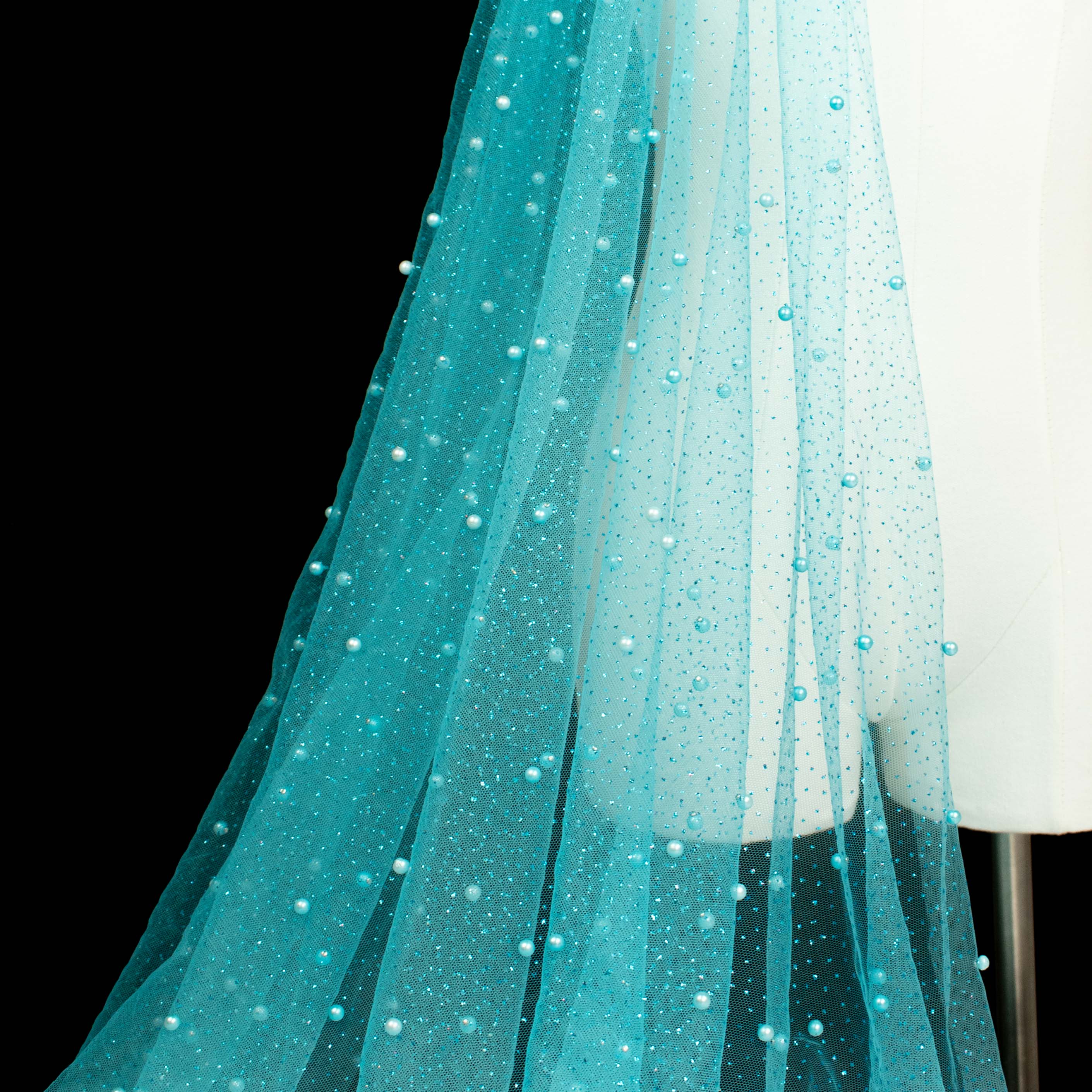 Glitter Tulle Pearl Netting - Image 12