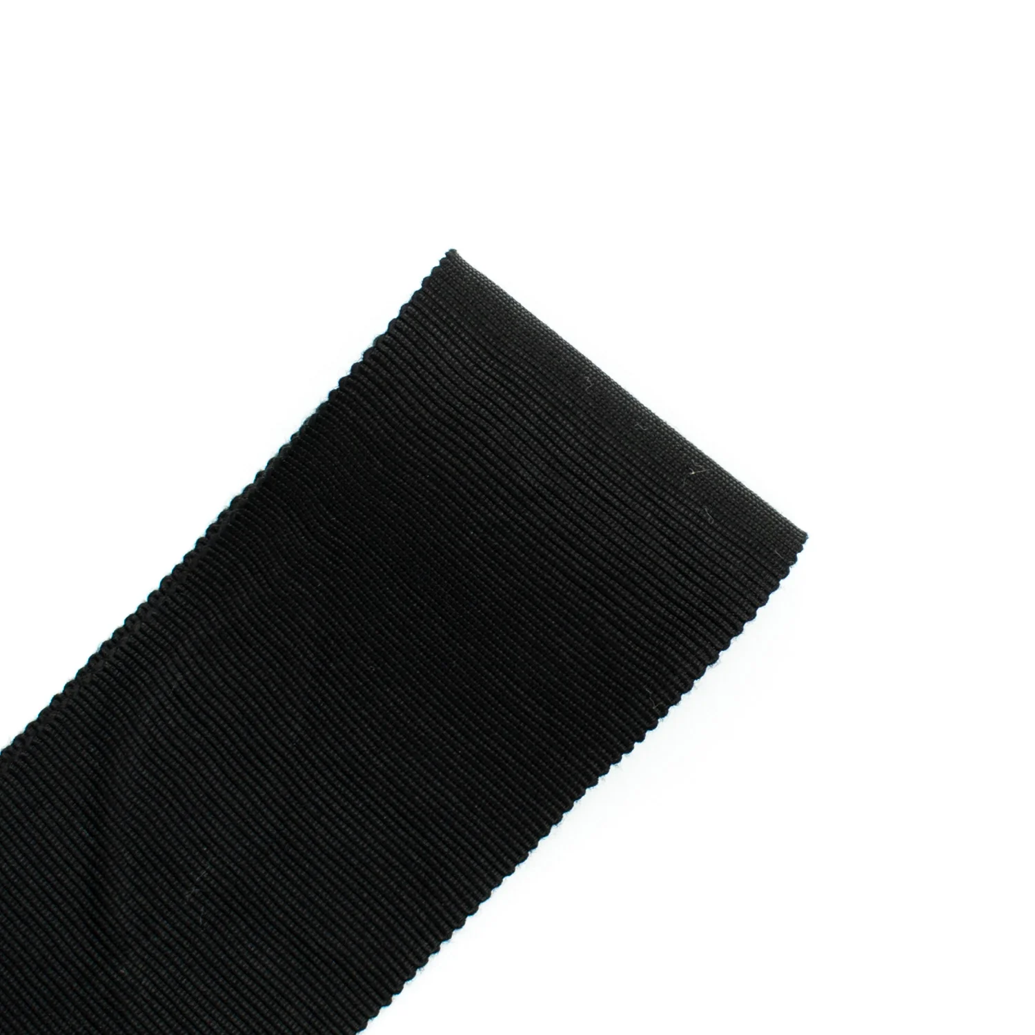 Petersham Grosgrain Ribbon Black & White - Image 4