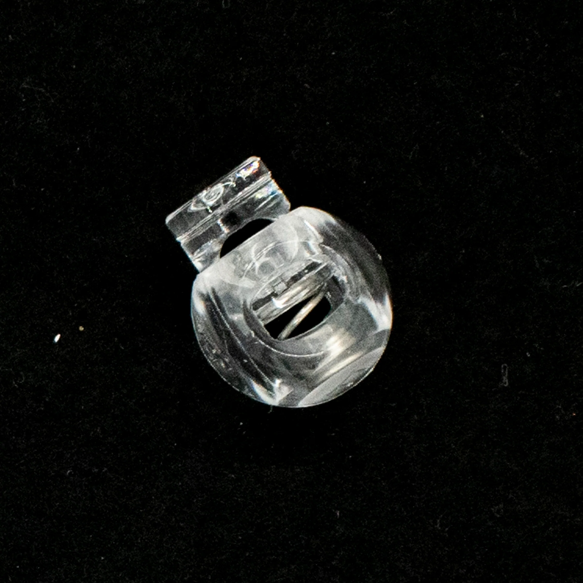 Plastic Cord Lock Toggle Clip Stopper Design-Round - Image 23