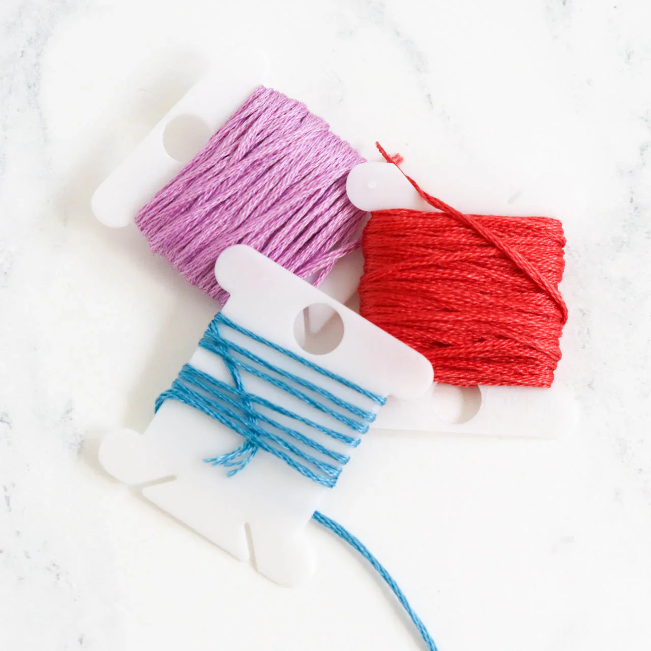 Plastic Embroidery Floss Bobbins - 10Pcs - Image 2