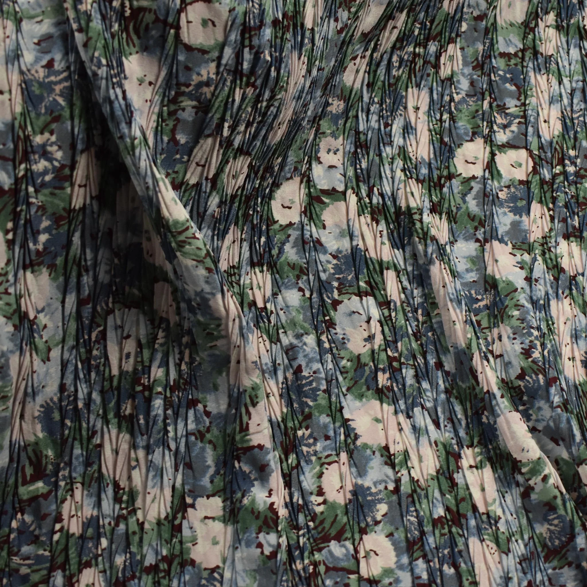 Pleated Floral Prints SS-28924 - Image 3