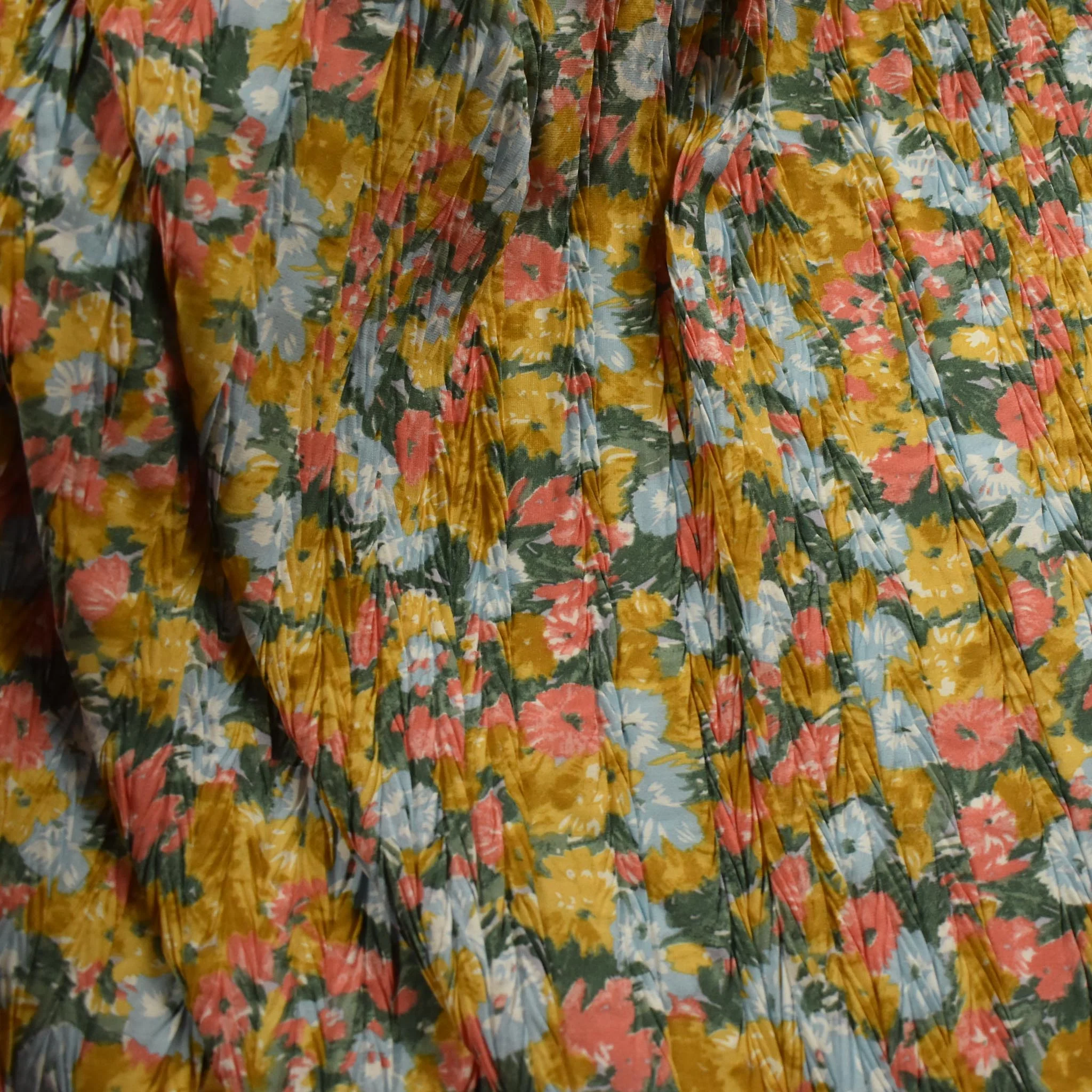 Pleated Floral Prints SS-28924 - Image 5