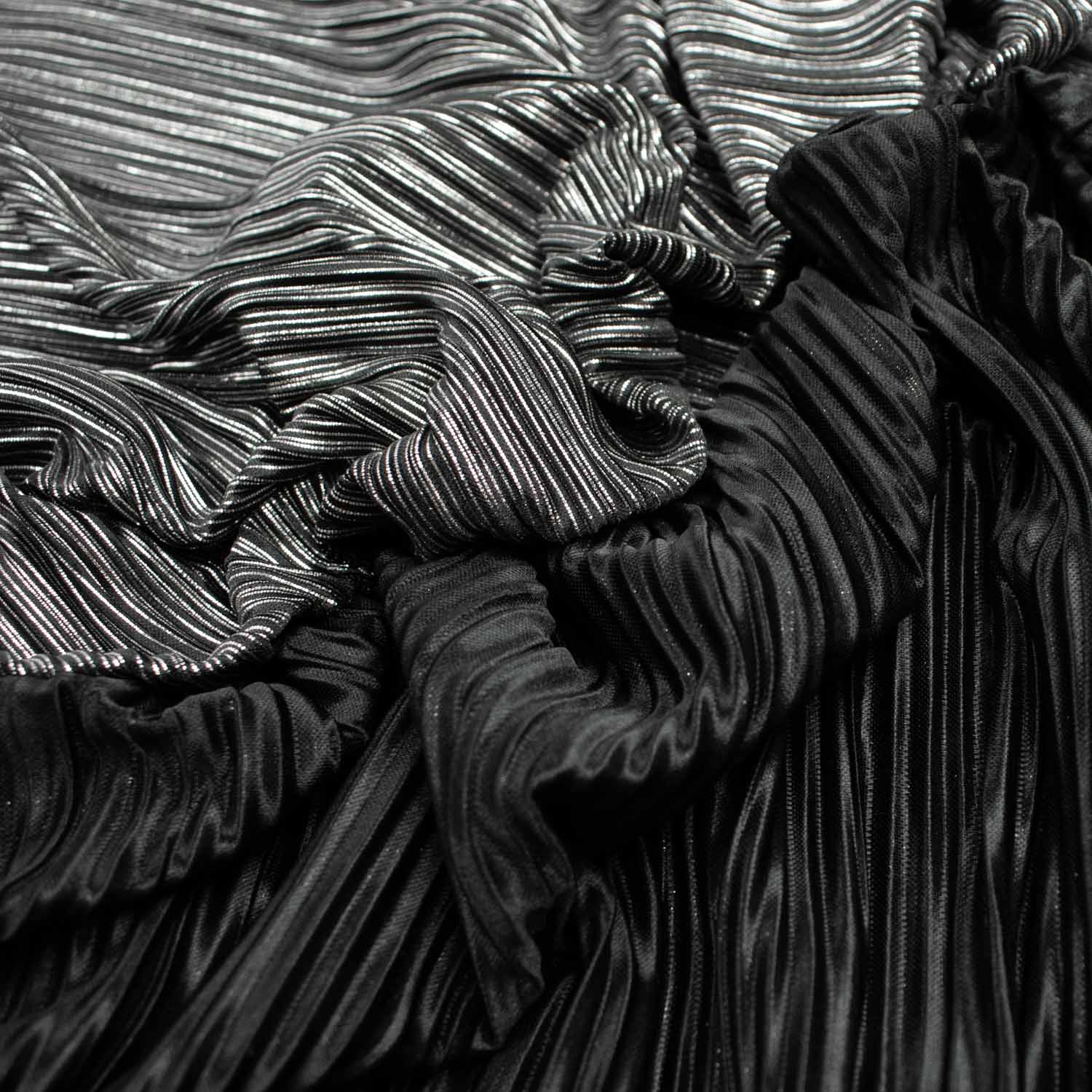 Pleated Glimmer Reversible Satin - Image 9