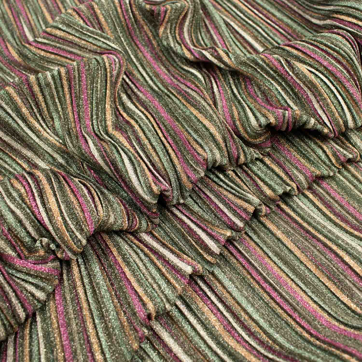 Pleated Metallic Ribbed-Knit - Image 8
