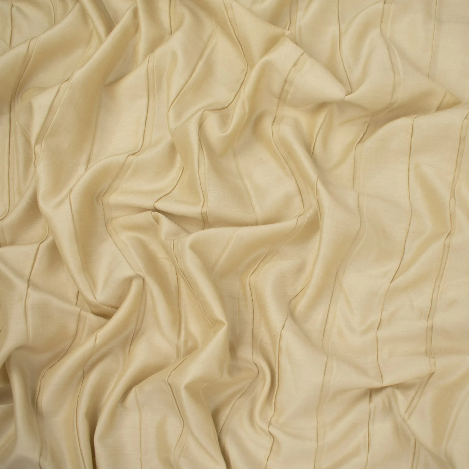 Pleated Stripe Cotton Look Curtaining/Upholstery Fabric - Image 6