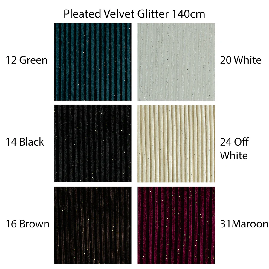 Pleated Velvet Glitter - Image 6