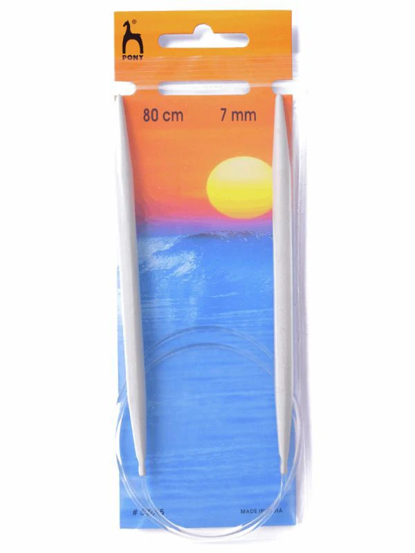 Pony Classic Circular Knitting Needles 80cm - Image 10