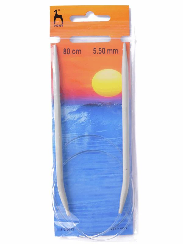 Pony Classic Circular Knitting Needles 80cm - Image 7