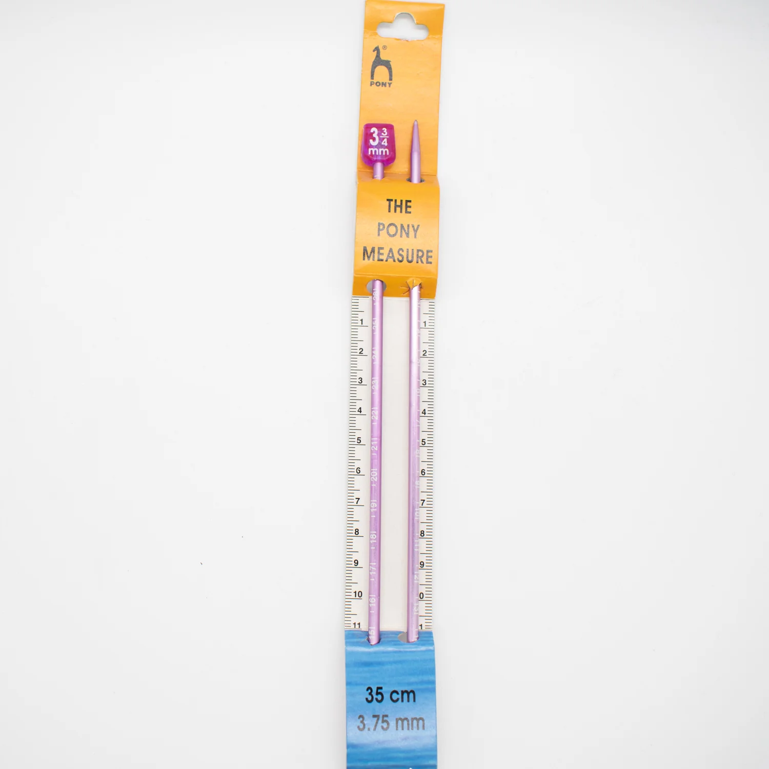 Pony Single Pointed Measure Knitting Needles 35cm - Image 3
