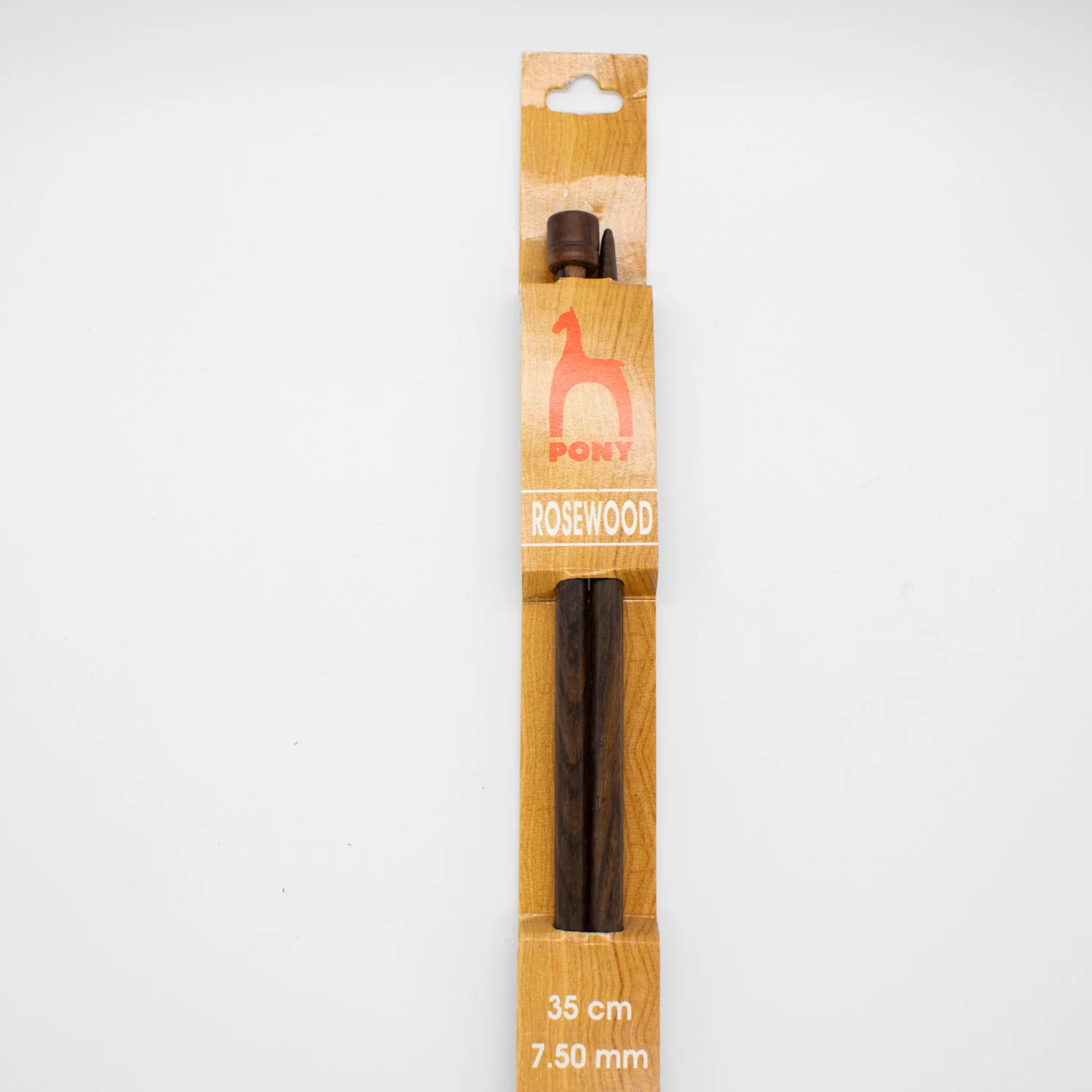 Pony Single Pointed Rosewood Knitting Needles 35cm - Image 15