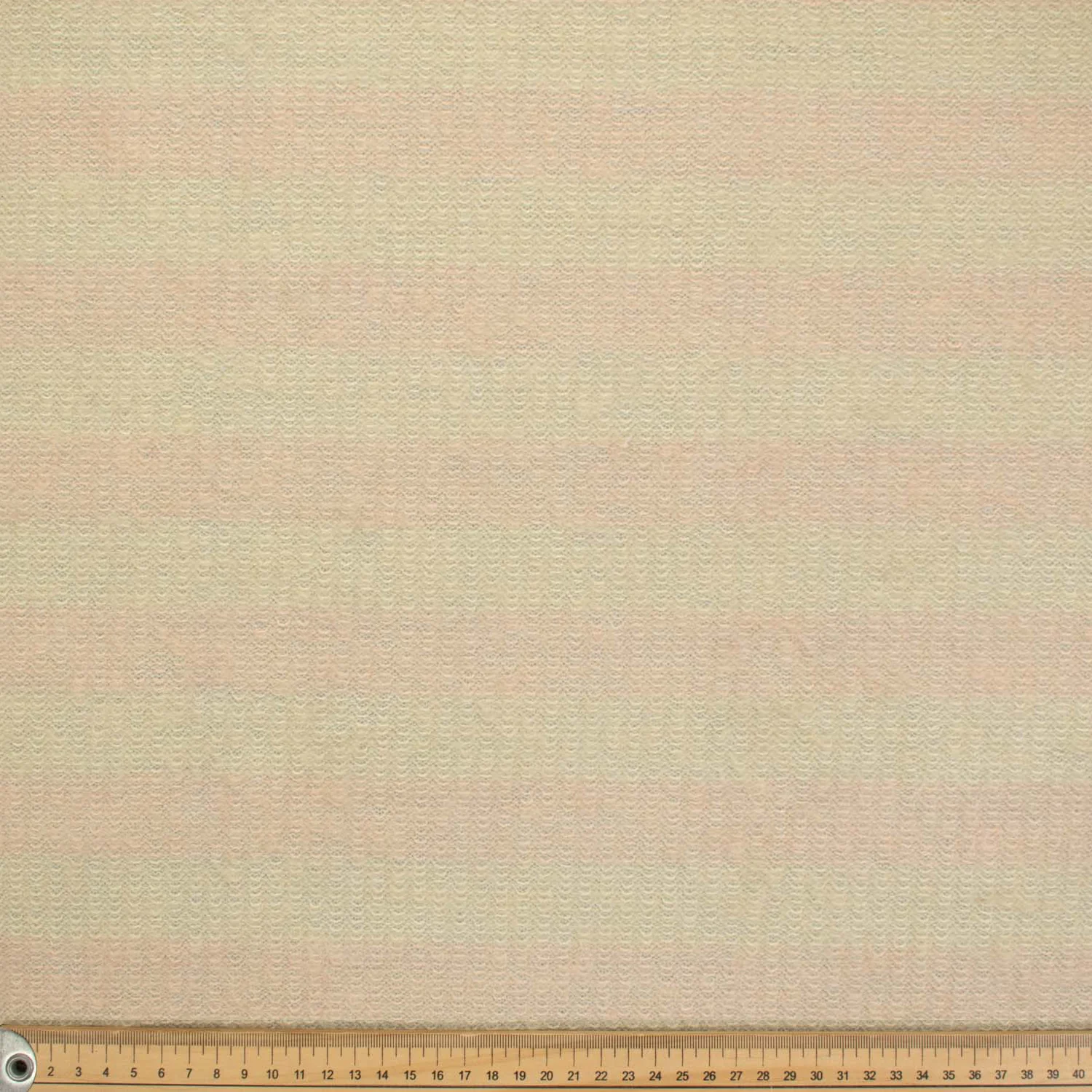 Premium Japanese Wool Blend Mohair Jersey Knit Printed Yellow & Pink Stripes - Image 4