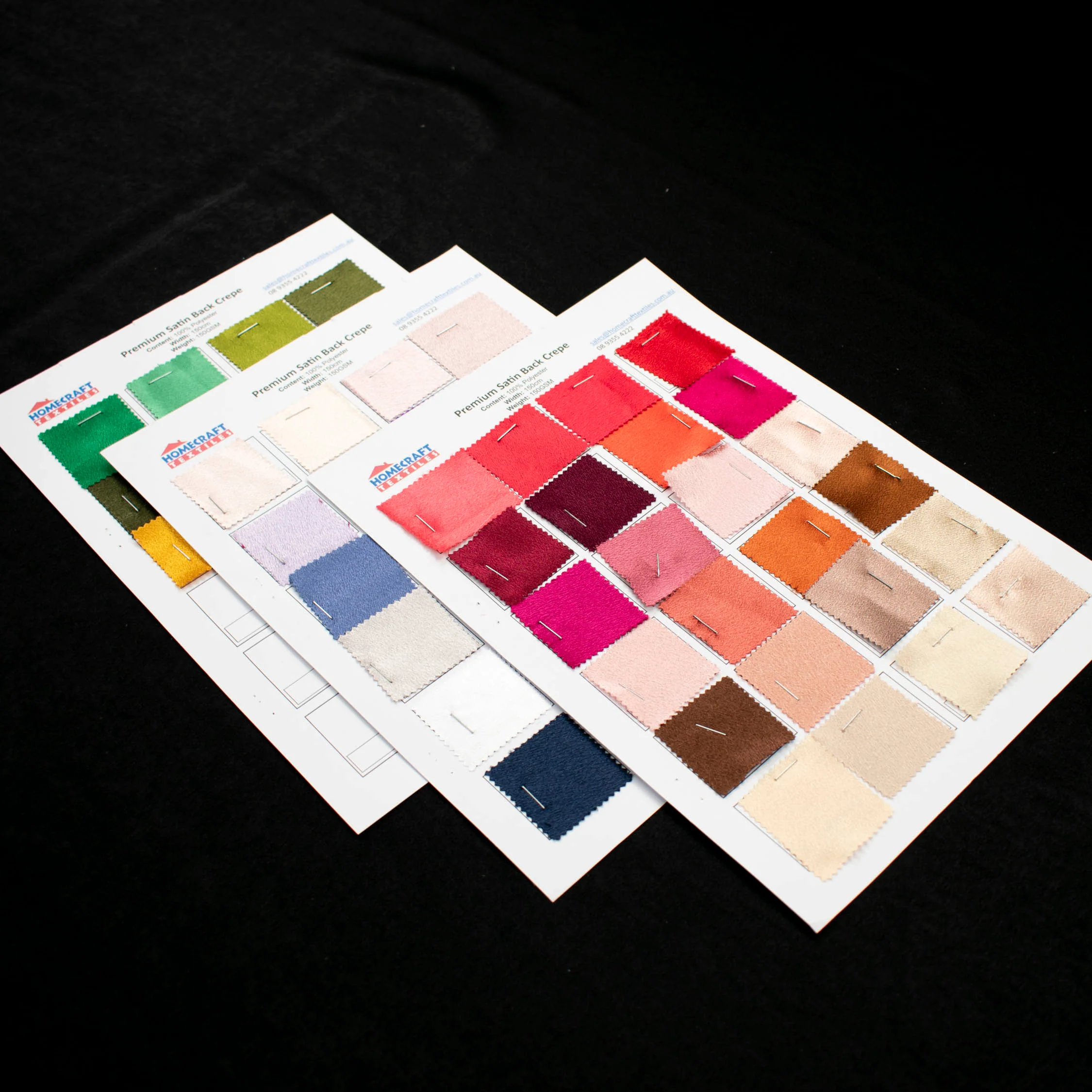 Premium Satin Back Crepe Sample Book - Image 3
