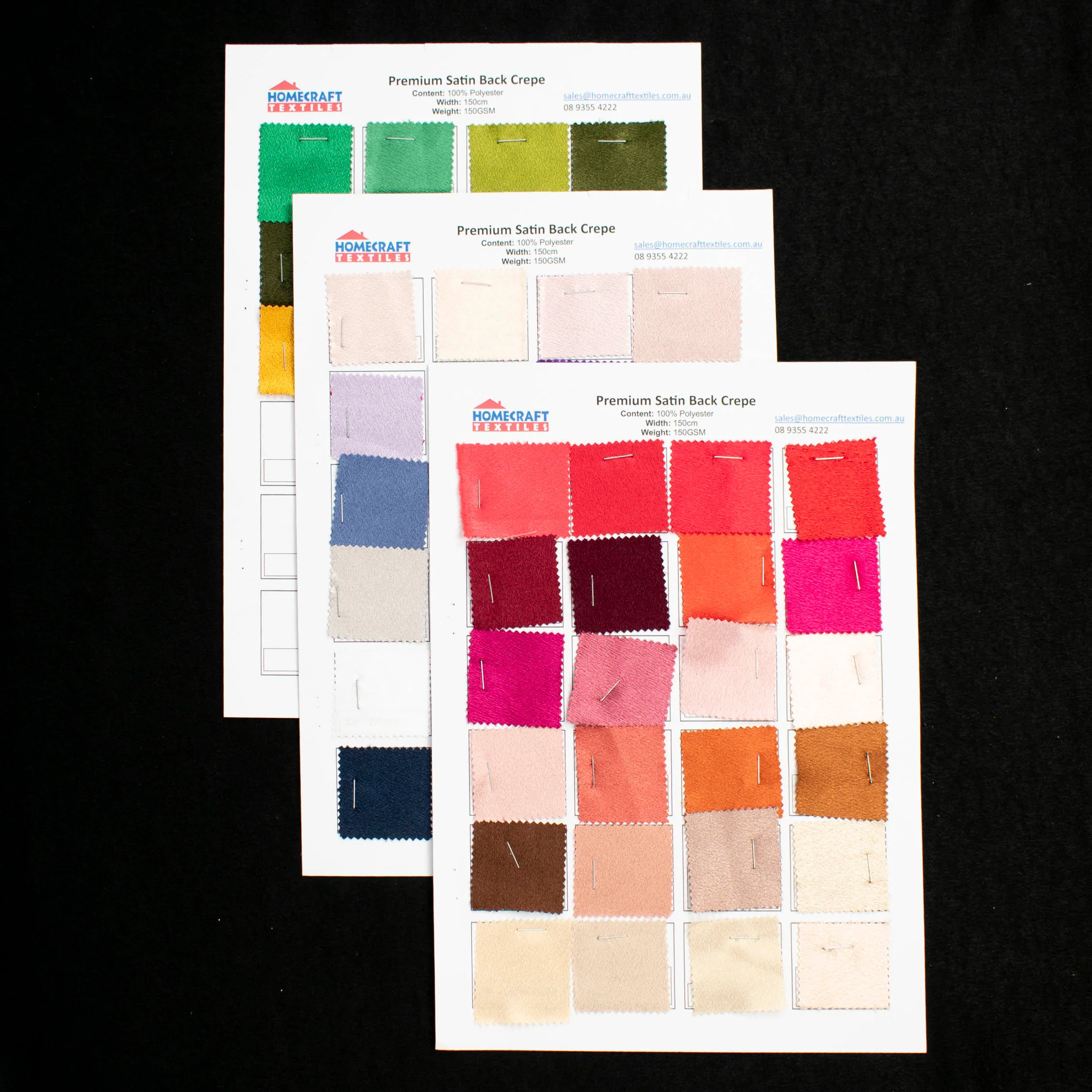 Premium Satin Back Crepe Sample Book - Image 5