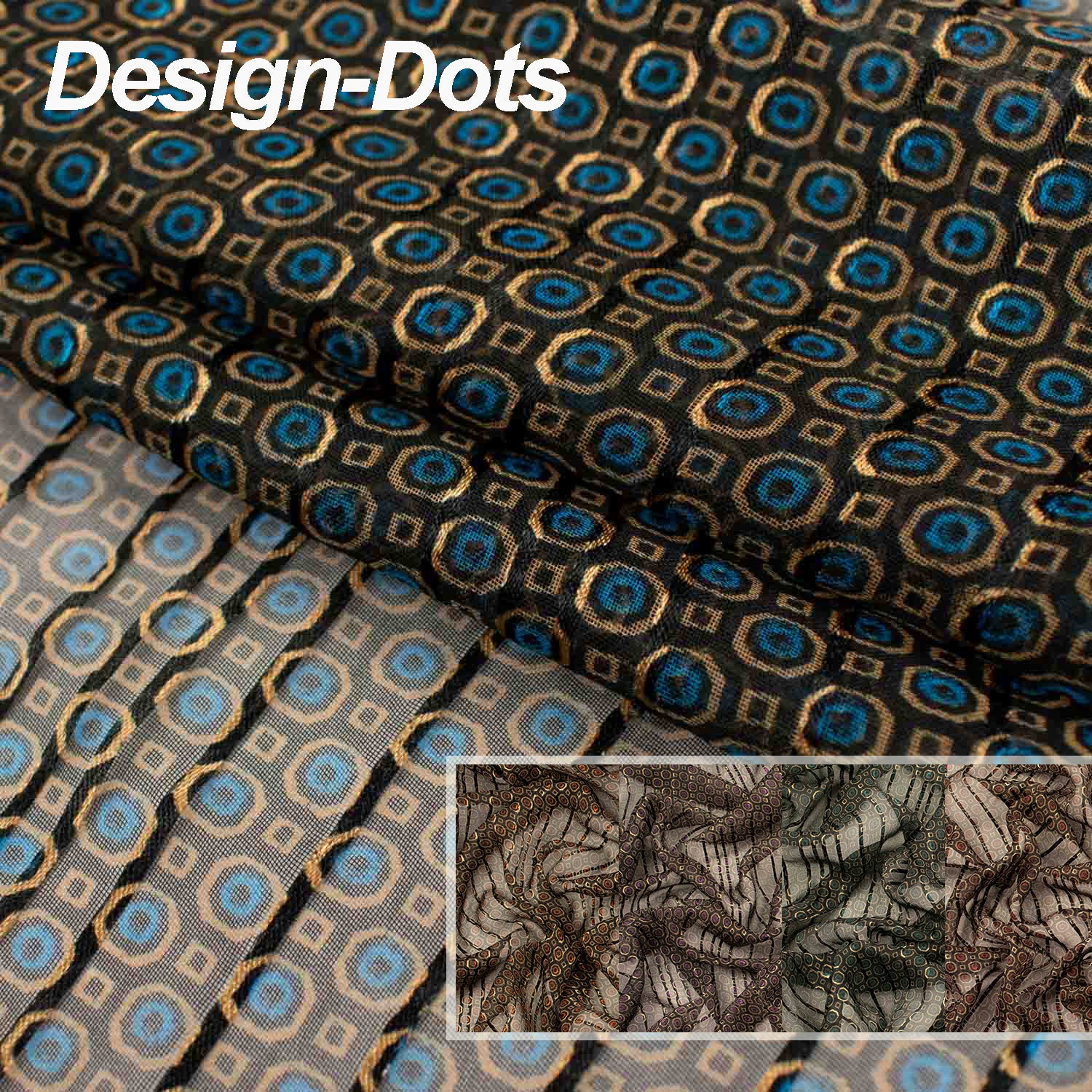 Metallic Printed Chiffon - Image 3