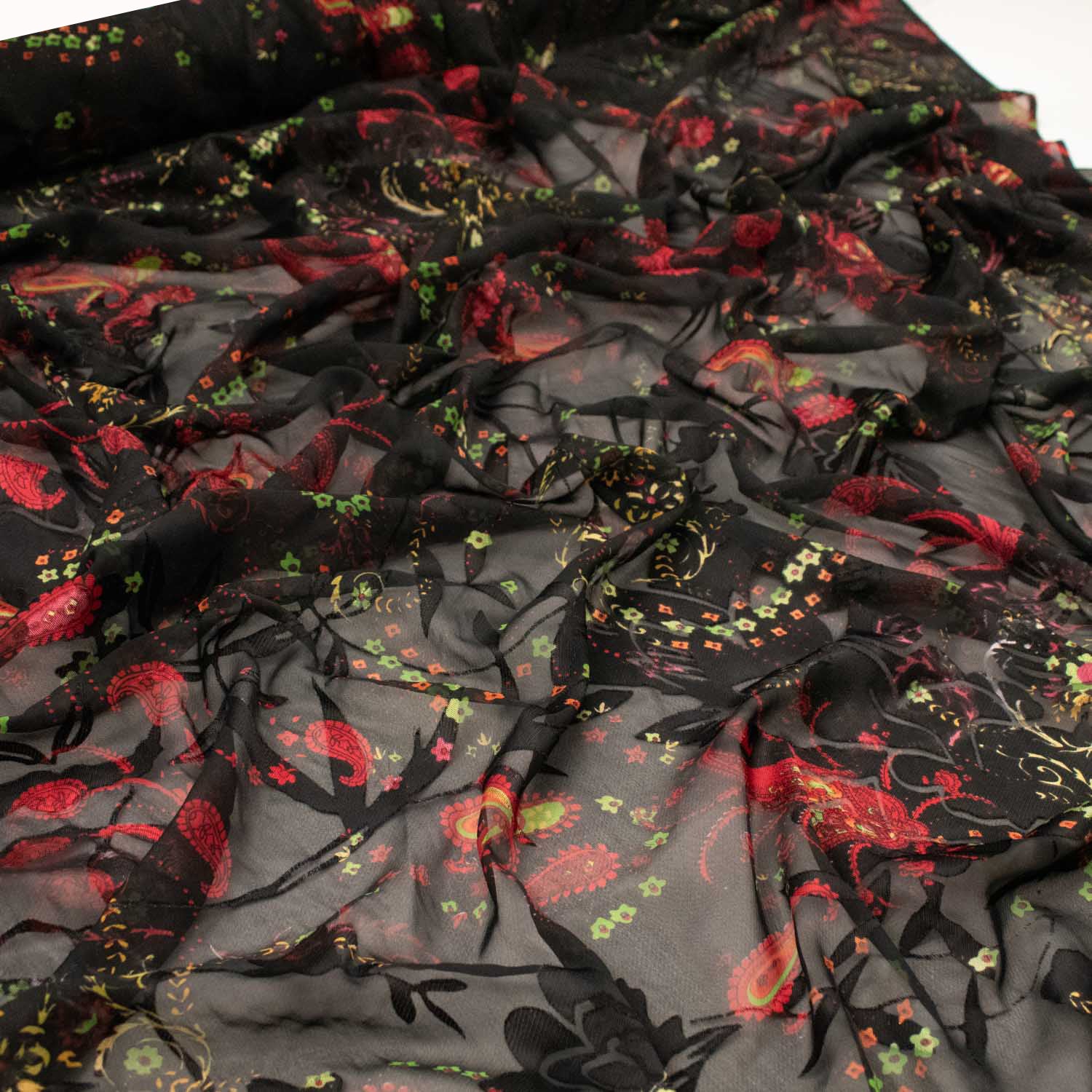 Printed Burnout Chiffon - Image 11